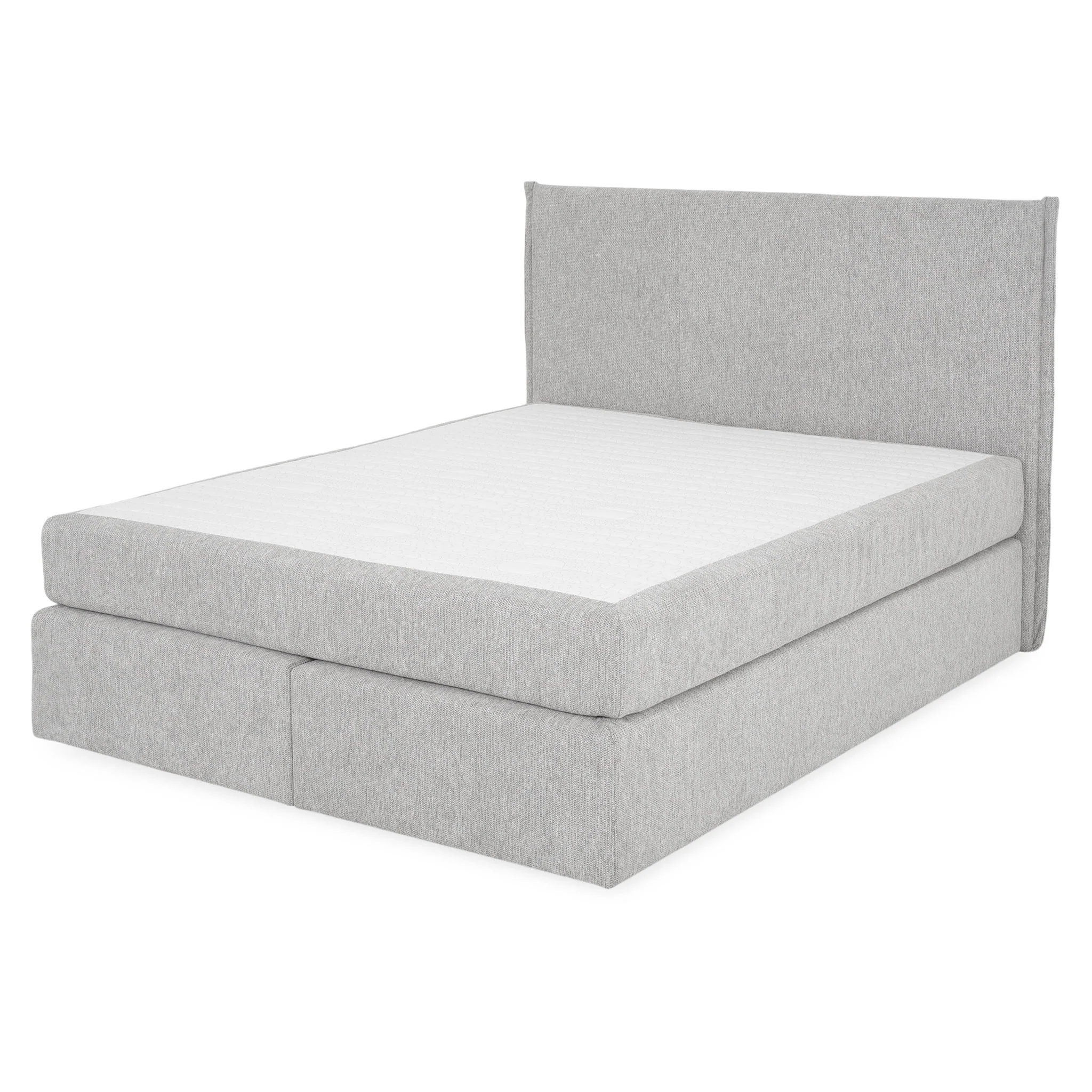 CARLINI Pat tapițat boxspring, 160x200cm, saltea inclusă - Image 3