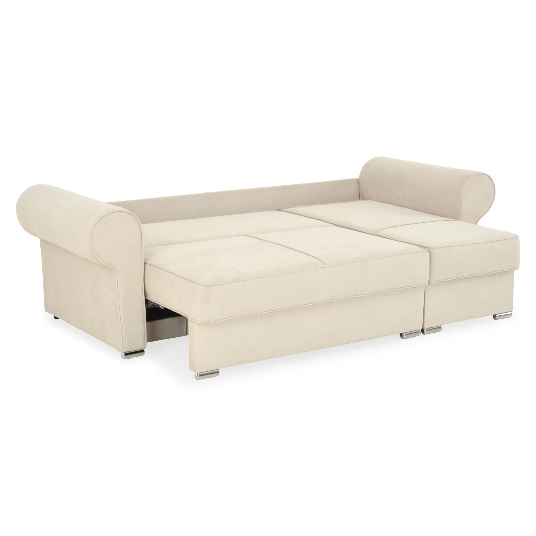 AMIRA Canapea extensibilă, 3 locuri, șezlong interschimbabil, stofă - Image 95