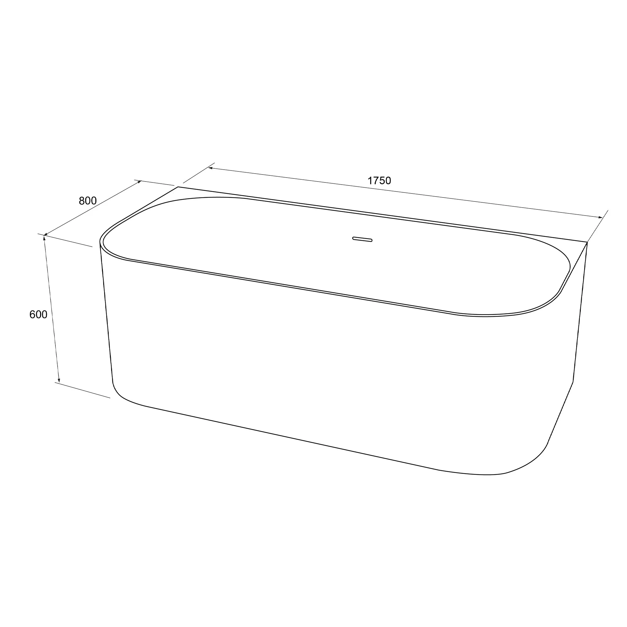 CARERRA Cadă solid surface - Image 7