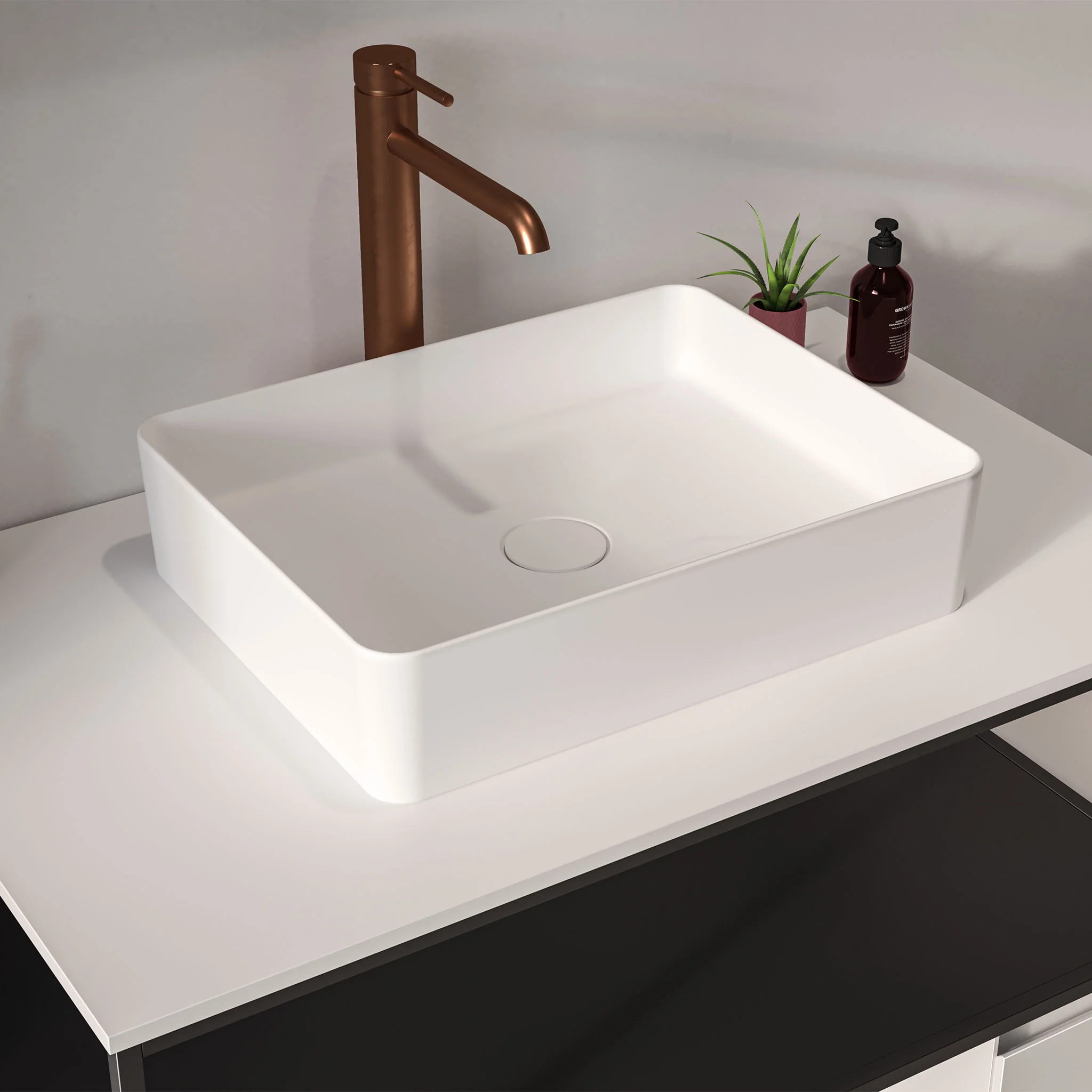 SOLID SURFACE Top solid surface mască lavoar - Image 4
