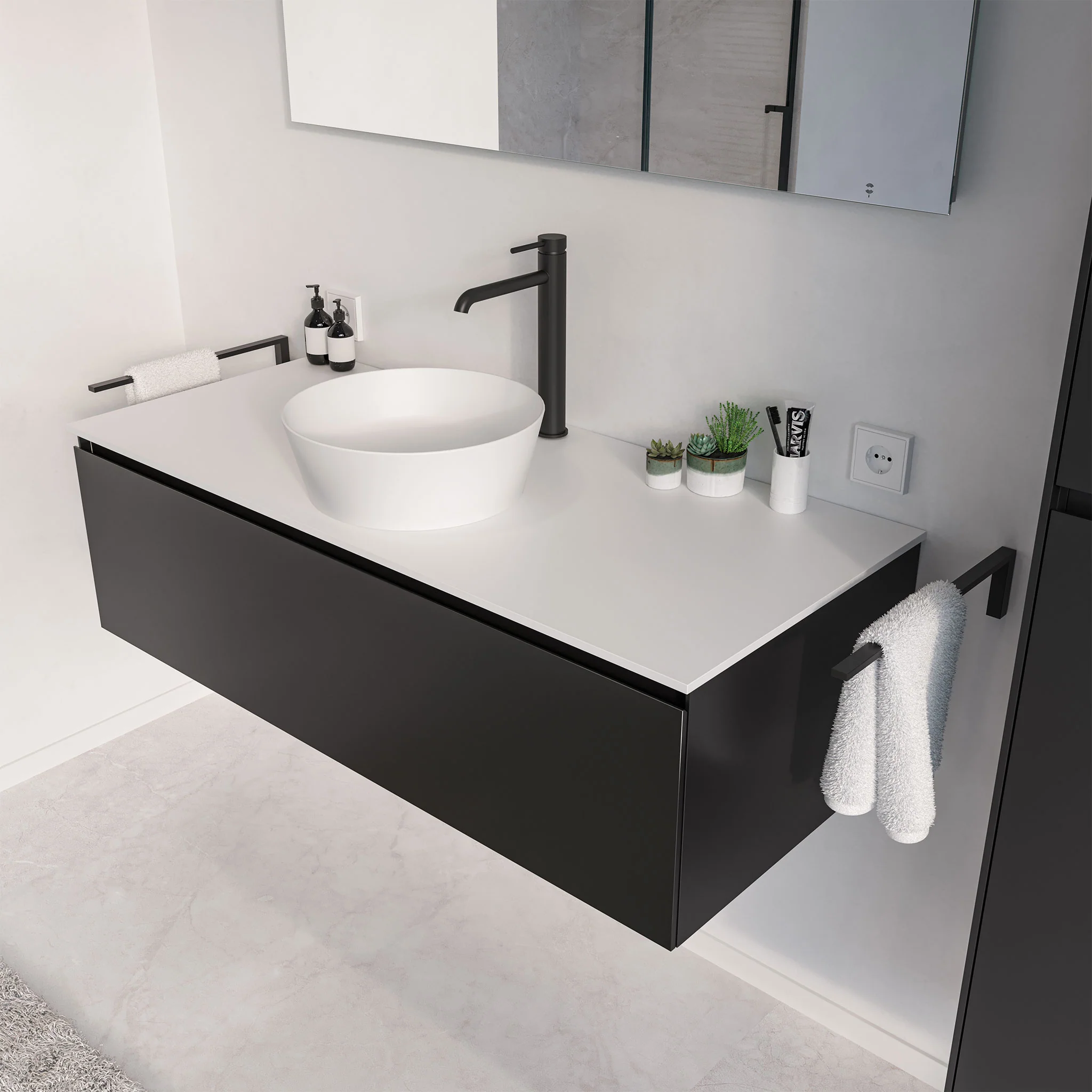 SOLID SURFACE Top solid surface mască lavoar - Image 8