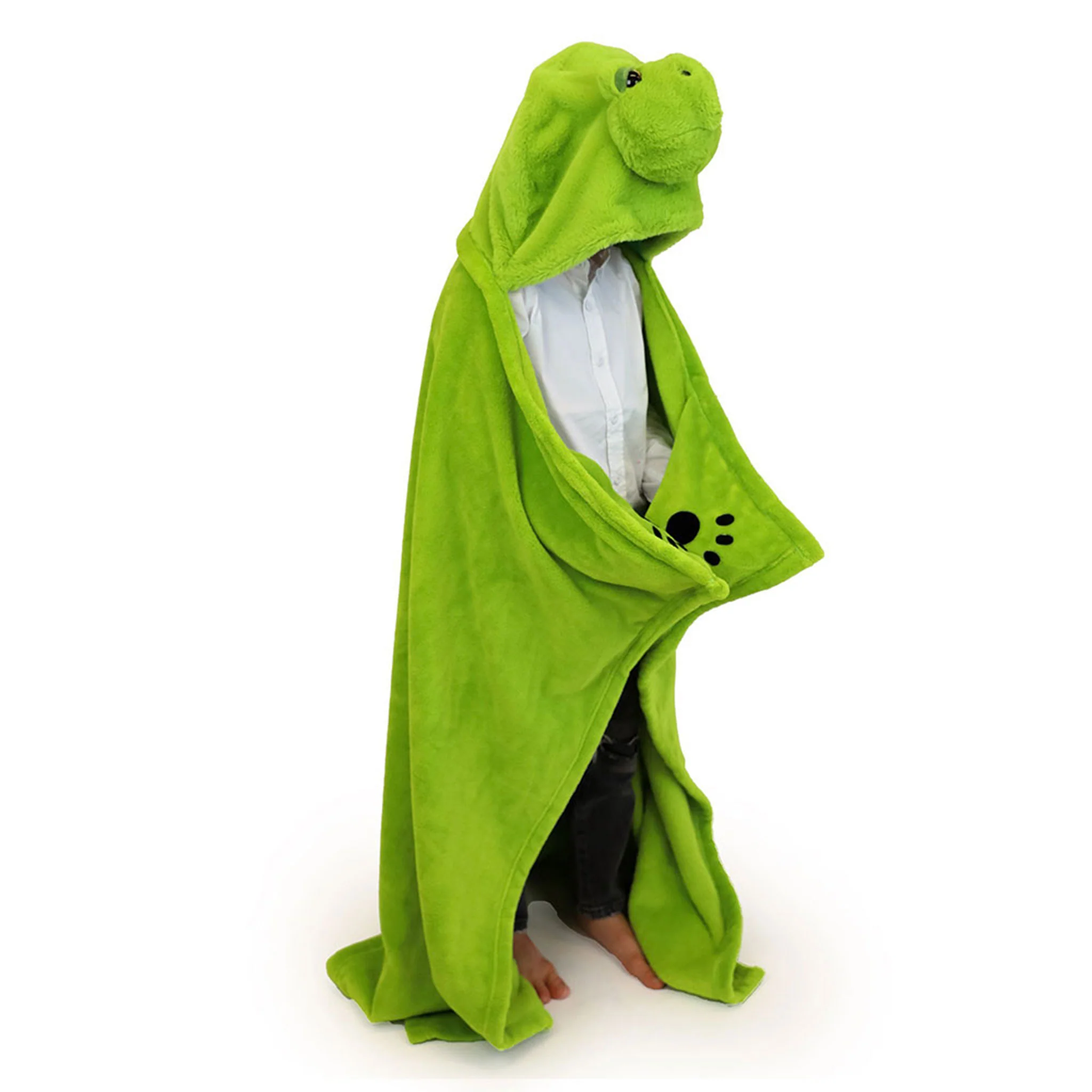 FUNNY TURTLE Pled cu glugă copii, 100x130cm - Image 3