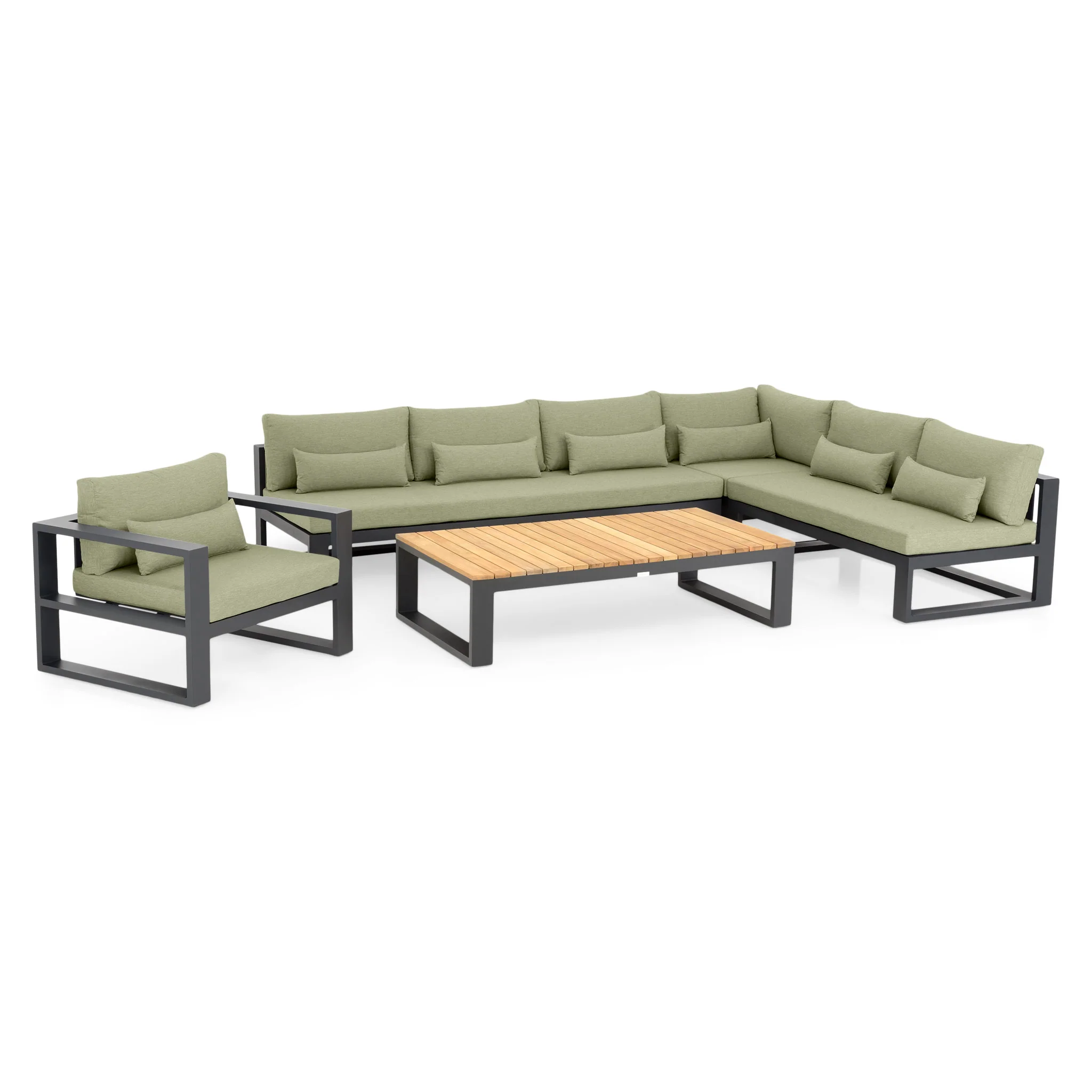 FERMO Set mobilier terasă/grădină, fotoliu, colțar și măsuță - Image 31