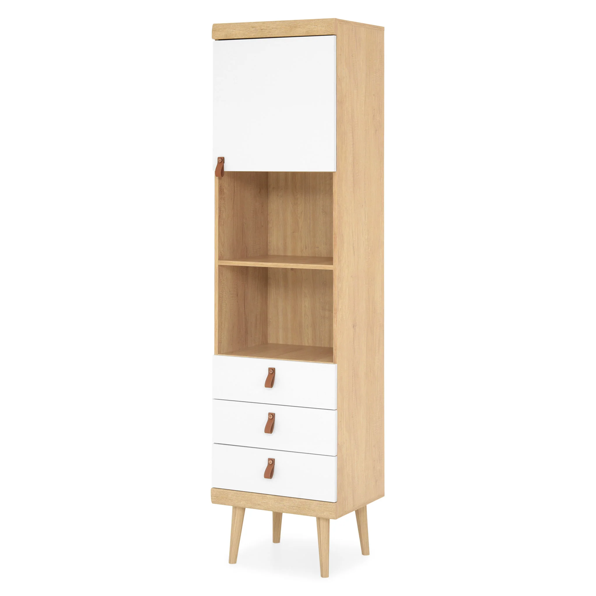 NORWAY Etajeră 1 ușă, 3 sertare - Image 3