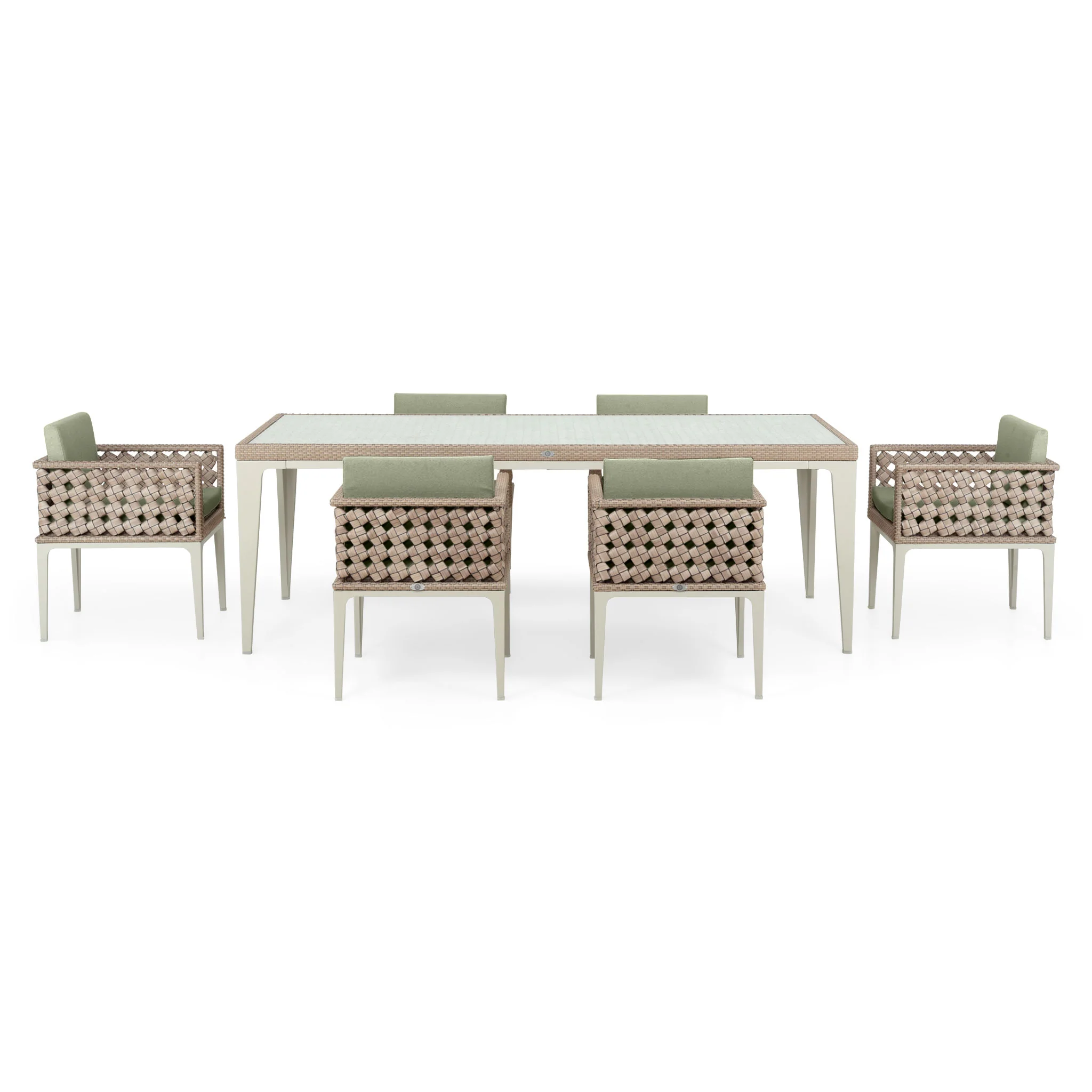 HEART Set mobilier terasă/grădină, 6 scaune și masă - Image 34