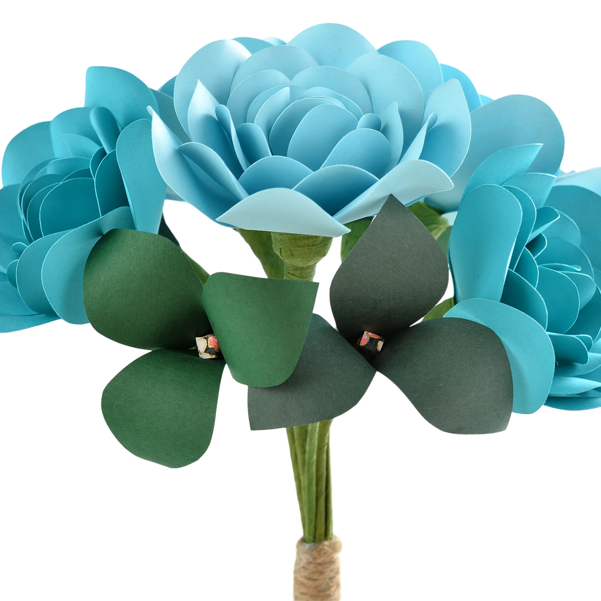 TRANDAFIRI Buchet din flori hârtie - Image 3