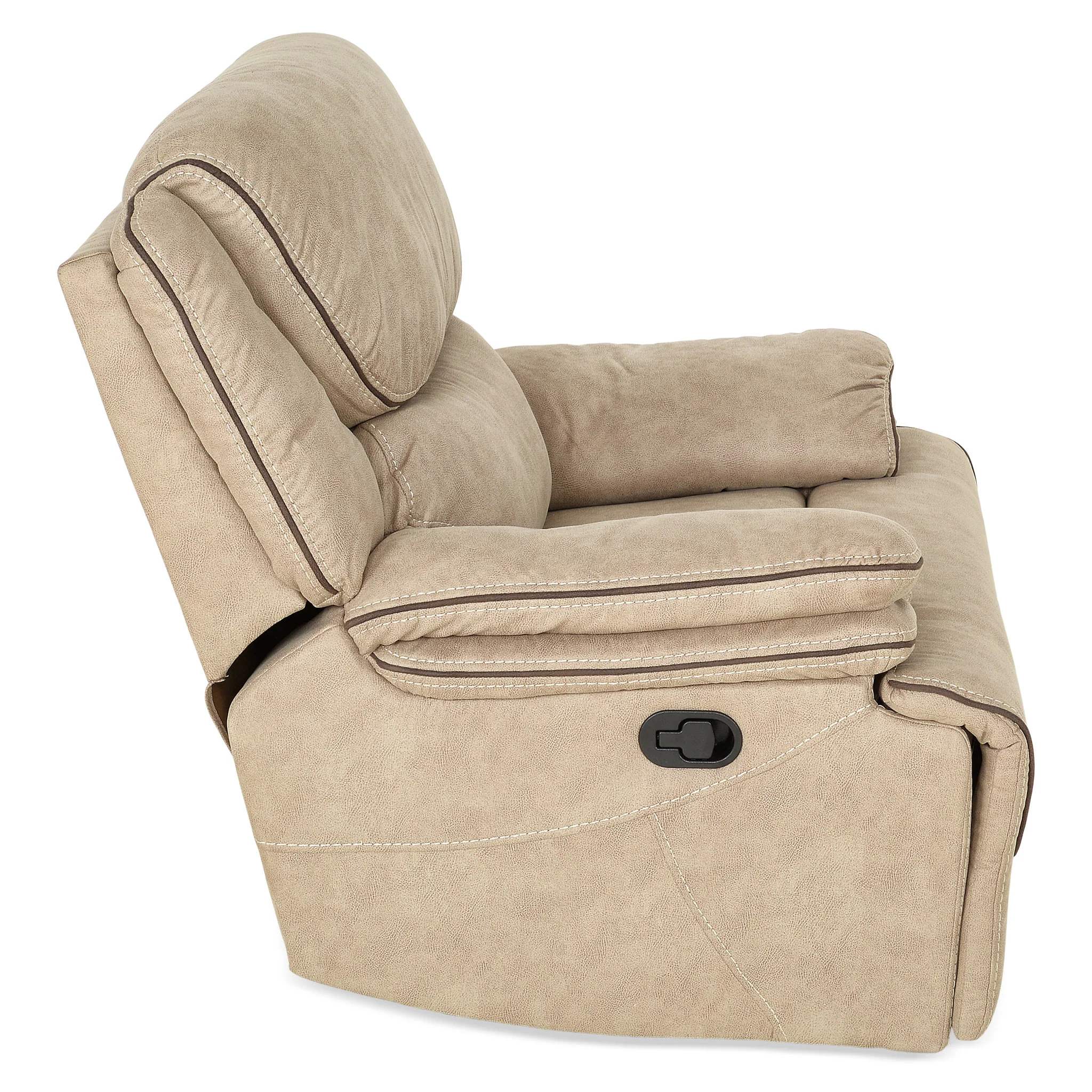 JAMISON Fotoliu cu recliner manual, stofă - Image 9